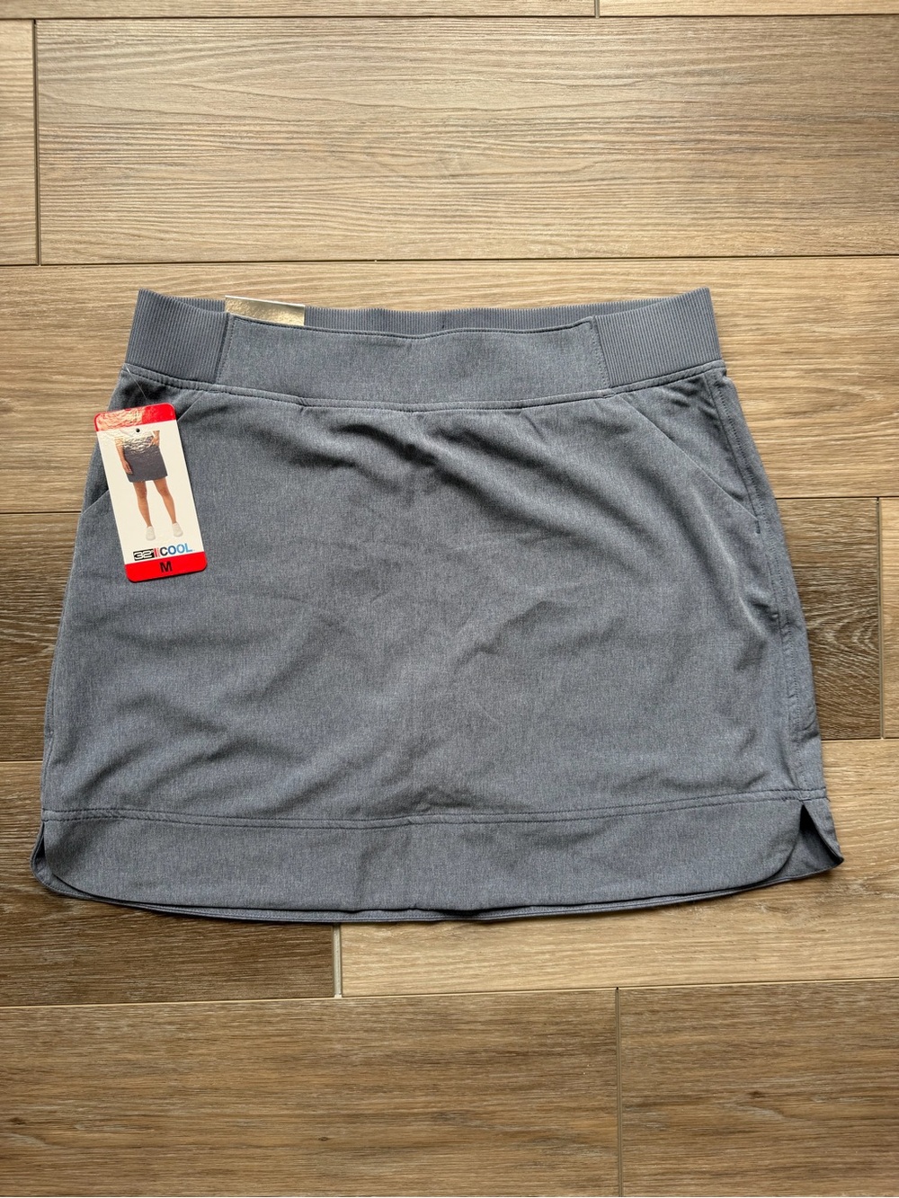 32 Degrees Women's Cool Gray Performance Skort NWT